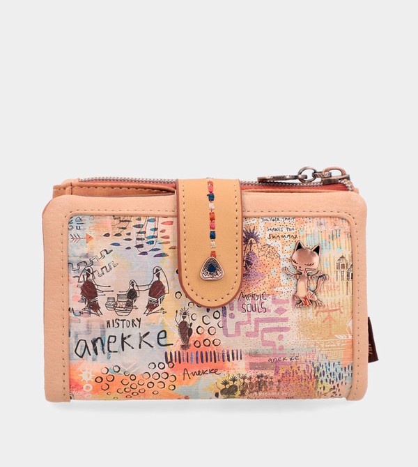 Anekke Tribe Medium Brown Rfid Pénztárca | EWKN57682