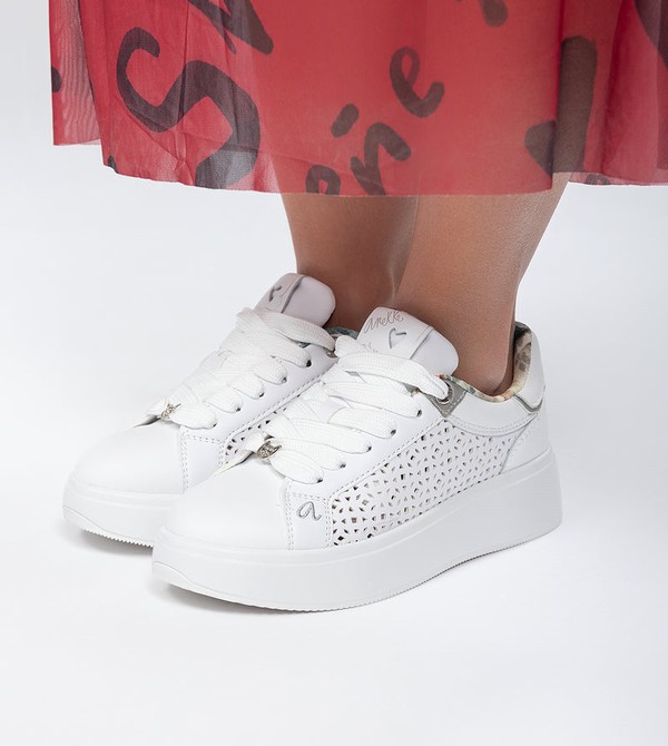 Anekke White Spotted Cipő | HNZQ71208