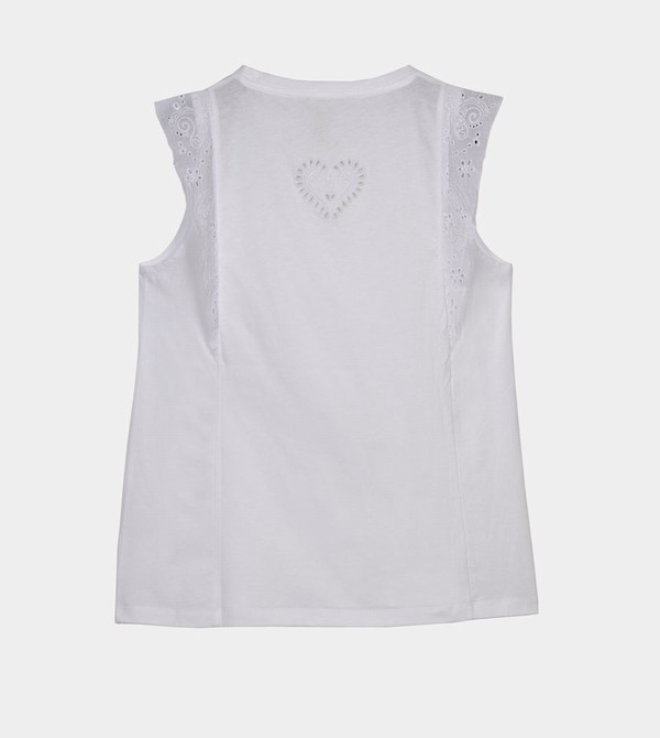 Anekke White Tank Top Póló | SRMI04982