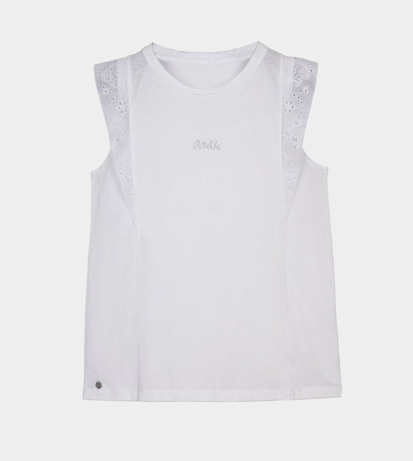 Anekke White Tank Top Póló | SRMI04982